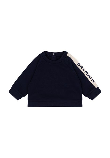 Felpa con logo BALMAIN KIDS | BZ4390 Z3183617BC